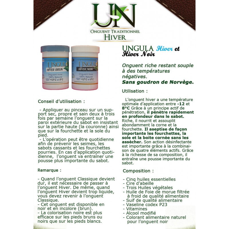 ONGUENT POUR SABOT HIVER NOIR