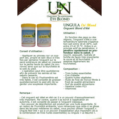 UNGULA NATURALIS ONGUENT ETE BLOND